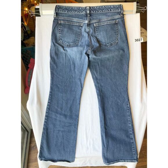 Specially Dyed Women’s Denim waxed Curvy Boot Cut Straight Jeans size 4S, Blue - Picture 12 of 12